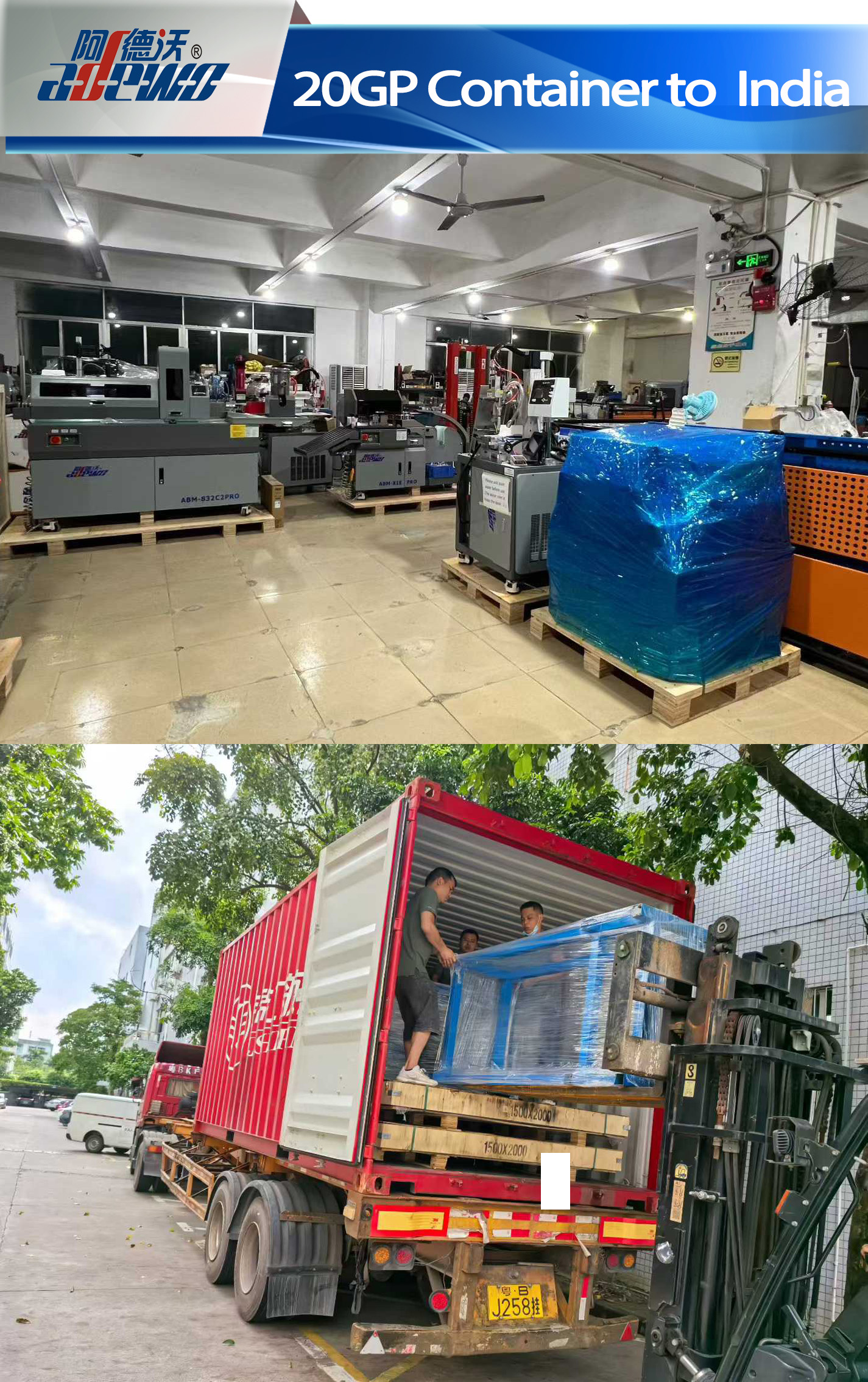 20GP kontajner do Indie