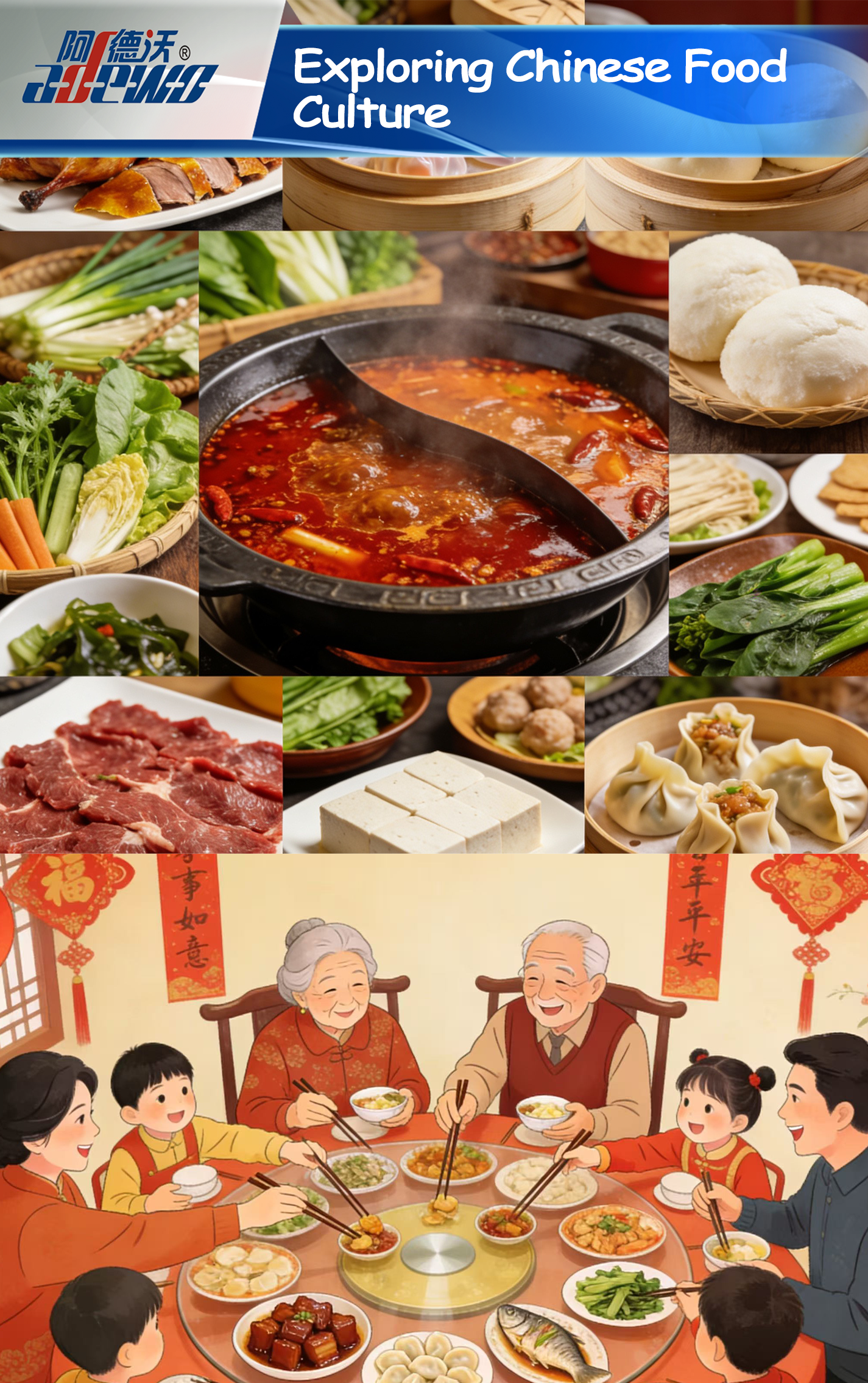 Skúmanie čínskej potravinárskej kultúry: Cesta cez chuť a tradíciu