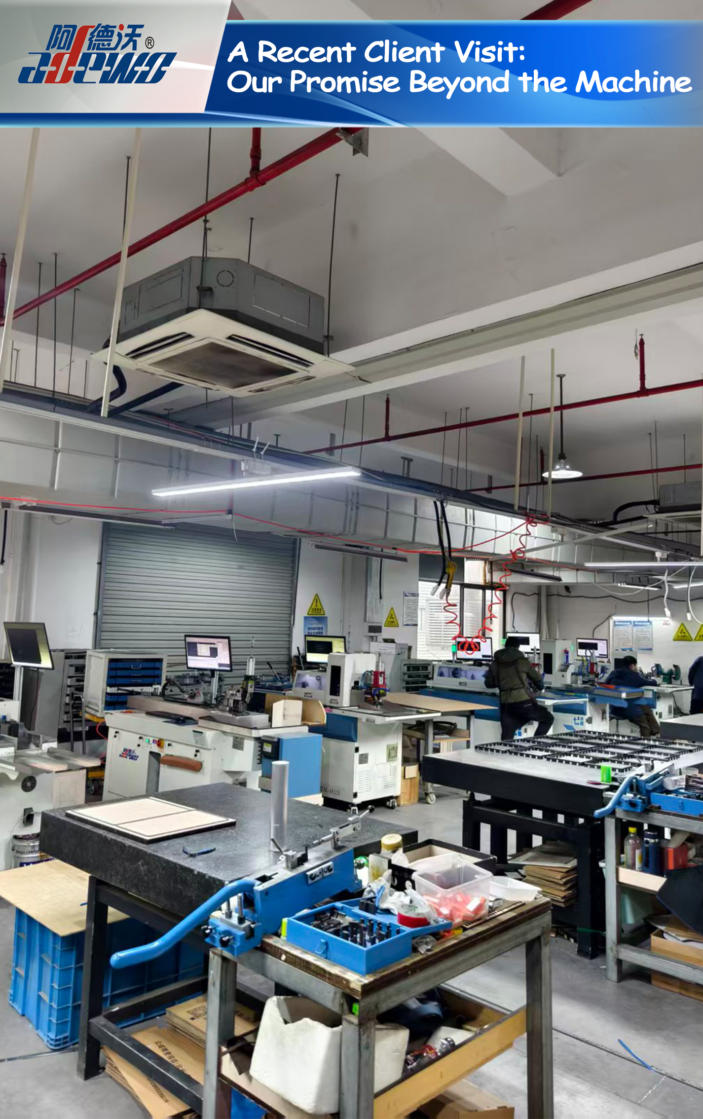 Nedávna návšteva klienta: Náš prísľub mimo stroja